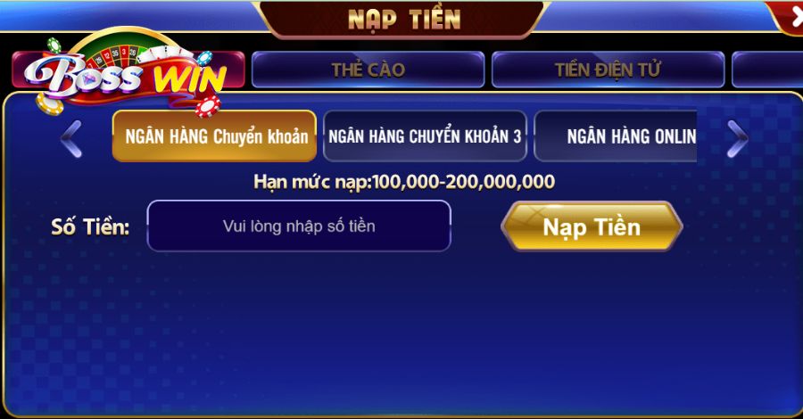 Người chơi giao dịch nạp – rút trên app thuận tiện