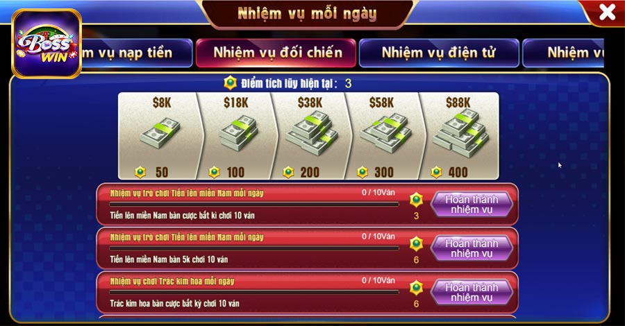 Nhiệm vụ chơi game